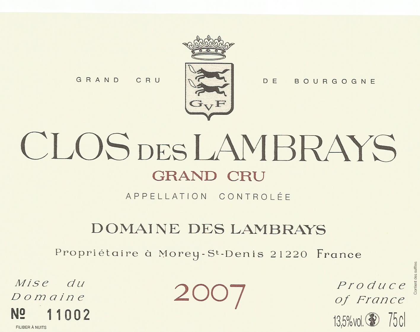 Clos des Lambrays